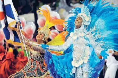巴西里约热内卢狂欢节进入高潮