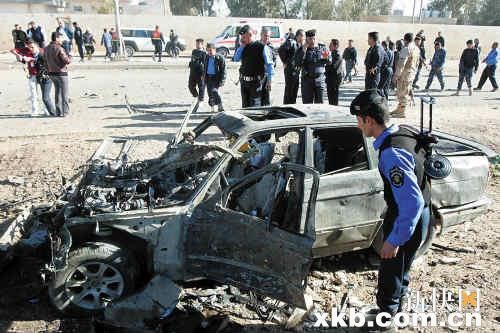 伊拉克民众集会示威各地发生多起爆炸案