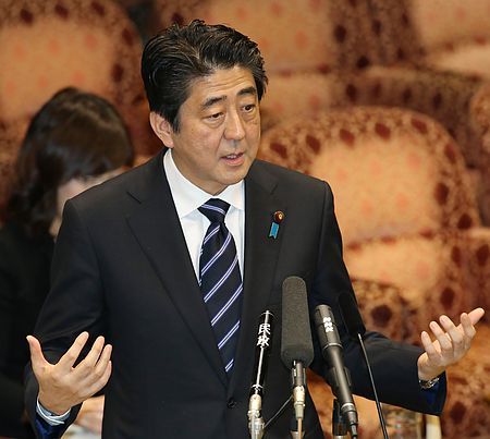 资料图:日本首相安倍晋三.