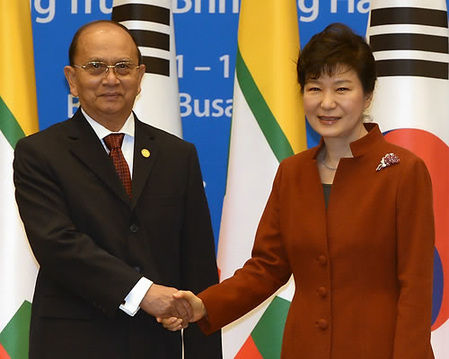 朴槿惠会见缅甸总统 要求改善韩企投资环境 - 