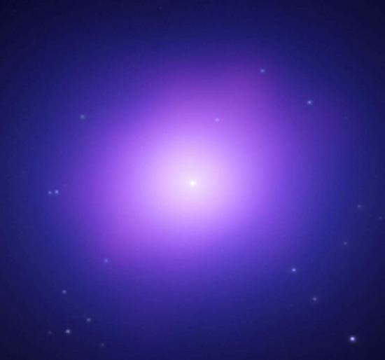 图文:NASA公布超大黑洞图片