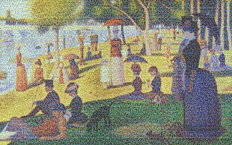 组图:艺术家用逾10万个易拉罐拼画