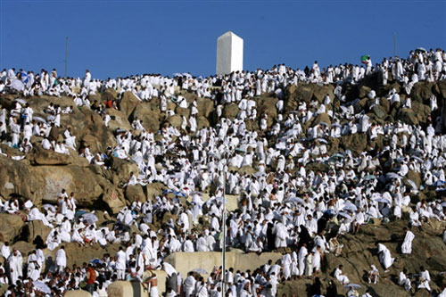 300多万穆斯林云集沙特参加朝圣(组图)