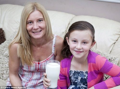 霍莉的妈妈说，霍莉过去3年喝牛奶的花费超过2000英镑。