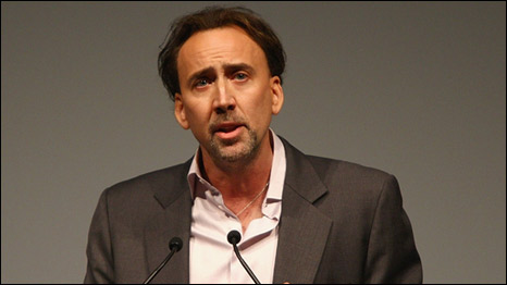 Actor Nicolas Cage