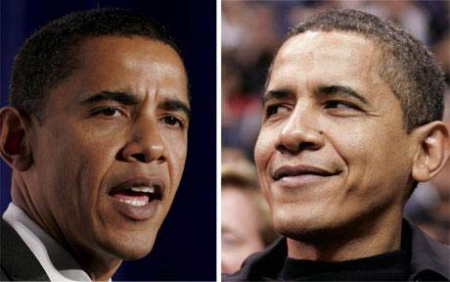 奥巴马白宫第一年:体重略降头发变白(图)