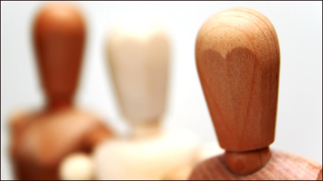 Wooden mannequins