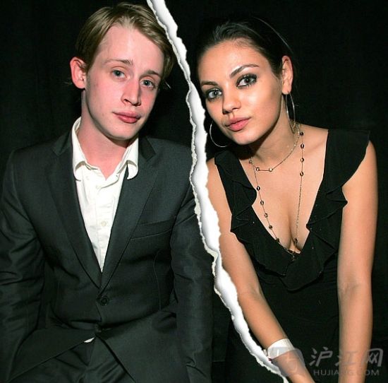 Macaulay Culkin and Mila Kunis