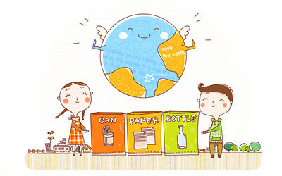 小学生英语作文:拯救地球保护我们的家园(图)