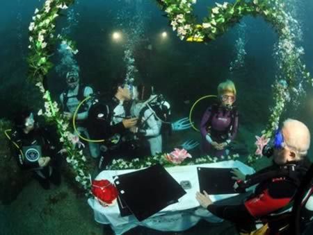 Largest Underwater Wedding