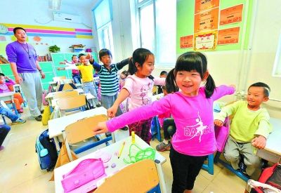 遇大风北京部分中小学体育课移至室内(图)