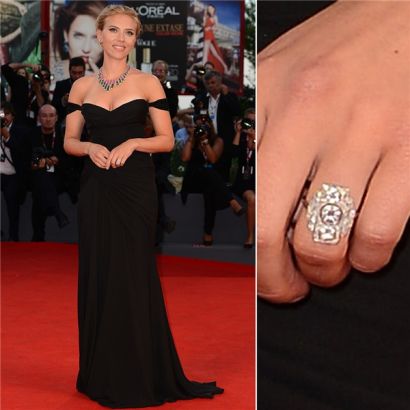 Scarlett Johansson became engaged to her beau Romain Dauriac in August 2013 after he popped the question with a vintage Art Deco ring. ˹Լѷδ Romain Dauriac ڽ8¶飬Ľָľ߸װη
