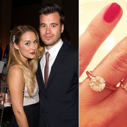 Lauren Conrad announced her engagement to William Tell in October 2013 when she shared a photo of her ring on Instagram. Lauren Conrad Լ201310 William Tell 飬 Instagram ϷԼա