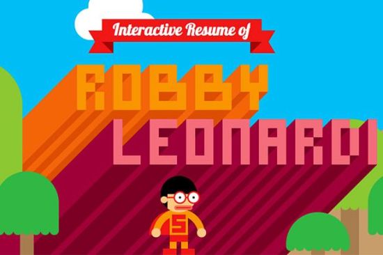 英现最具创意求职简历:超级玛丽闯关视频