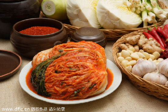 Kimchi or Pickled Cabbage