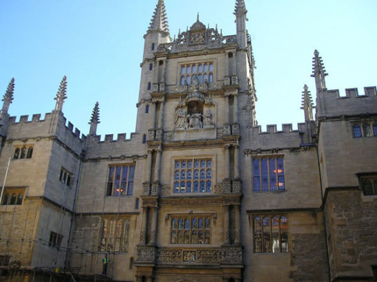 英国牛津，牛津大学，波雷安图书馆中的，韩夫瑞公爵图书馆Duke Humfrey’s Library, Bodleian Library, Oxford University, Oxford, UK