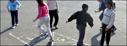 Children enjoying a play day