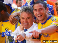 Guus Hiddink and Frank Lampard