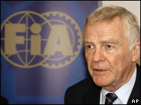 Max Mosely - president of the FIA