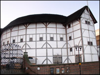 The Globe theatre on London's South Bank