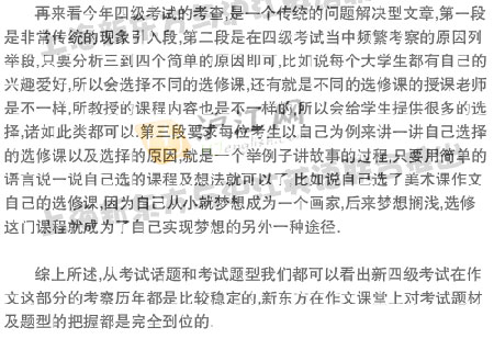 沪江新东方版：07年12月四级作文范文和评析