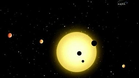 Planets and star (Picture: Nasa)