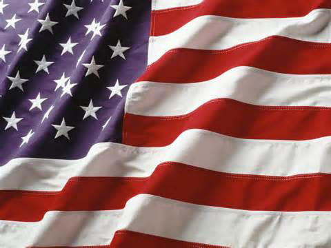 American flags made in China now banned in US military