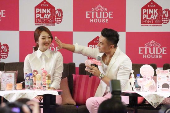 shinee与f(x)sulli新加坡助阵品牌活动