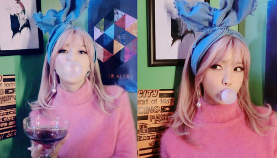 t-ara孝敏回归预告照 傲娇表情魅力十足