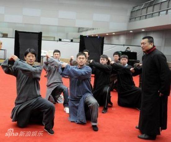 于震在排练现场