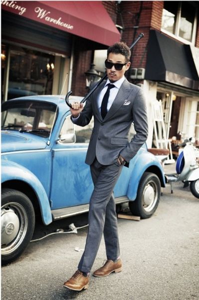 韩情脉脉:韩版西装如何搭出浓浓的男人味(图)
