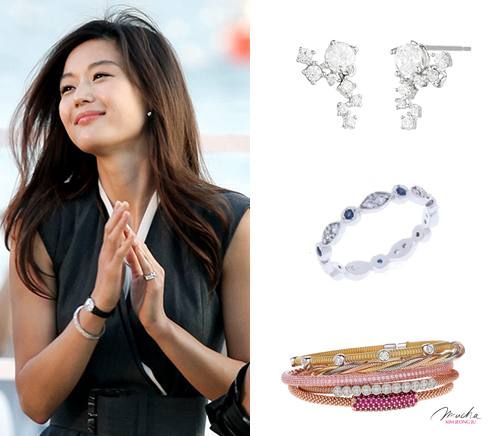 韩情脉脉: 全智贤汤唯 +韩中美女饰品喜好