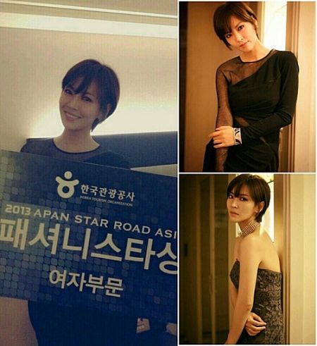 韩星金素妍颁奖礼后台照展多重魅力