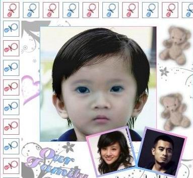 章龄之月底生产 BB<em>合成</em>照集<em>父母</em>优点_影音娱