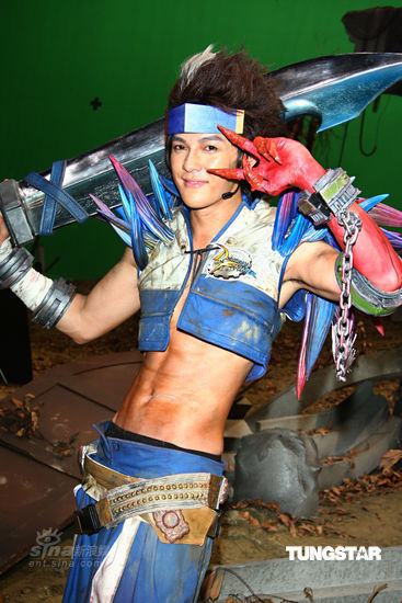 she汪东城代言网游 造型超酷称像拍大片【图】