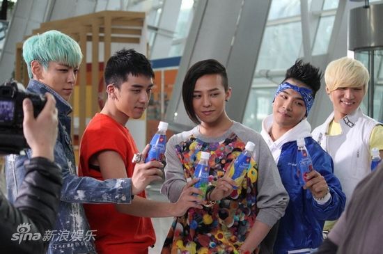 图文:BigBang广告现场照曝光-Bigbang_影音娱乐_新浪网