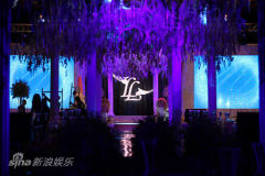 贾乃亮李小璐童话婚礼内场唯美浪漫(图)
