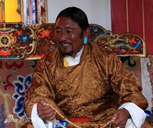 资料图片:《西藏秘密》主角-洛桑群培饰占堆