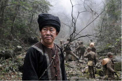 《拯救女兵司徒慧》湘西热拍 最善良土匪现片场