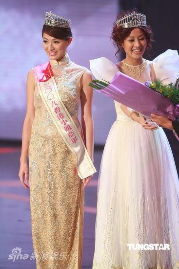 图文:09香港小姐总决赛--李姿敏与陈倩扬