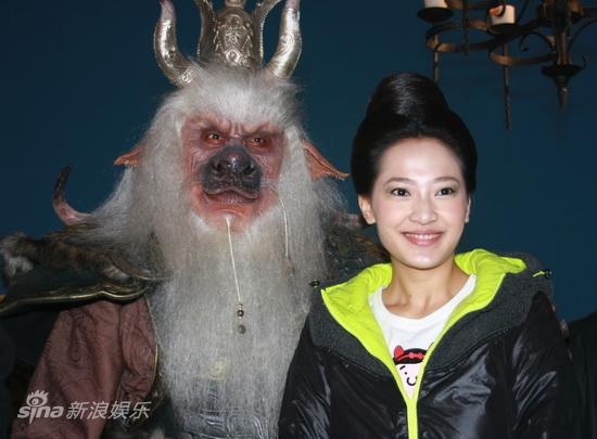 图文:新西游记北京探班--牛魔王和夫人合影