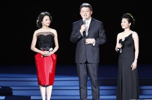 图文:央视2012推介会--主持人张斌王小丫董卿