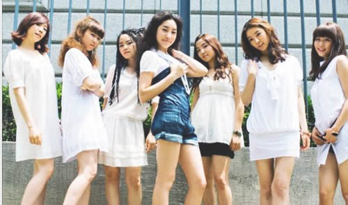 韩国乐坛有惊现7人女子组合