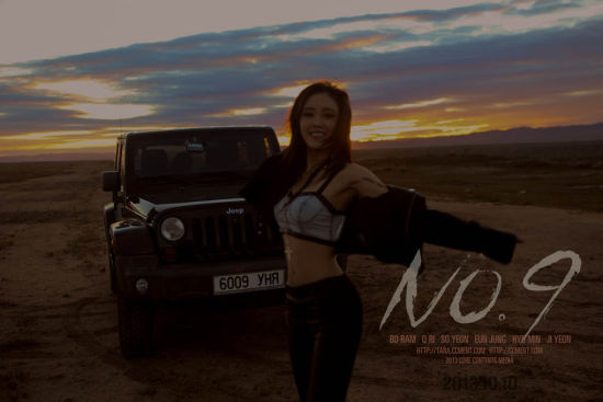 t-ara公开回归预告海报 狂野不羁秀个性