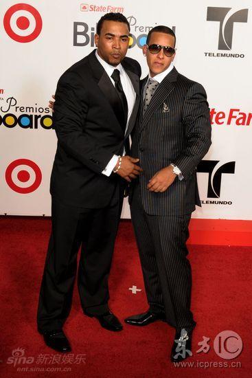 图文:Billboard拉丁音乐奖--Don Omar and Daddy Yankee