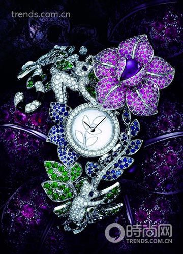 香奈儿山茶花系列高级珠宝腕表|腕表|珠宝|钻石