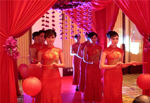 胭脂红了 中式古典浪漫红色婚礼策划|婚礼|红色