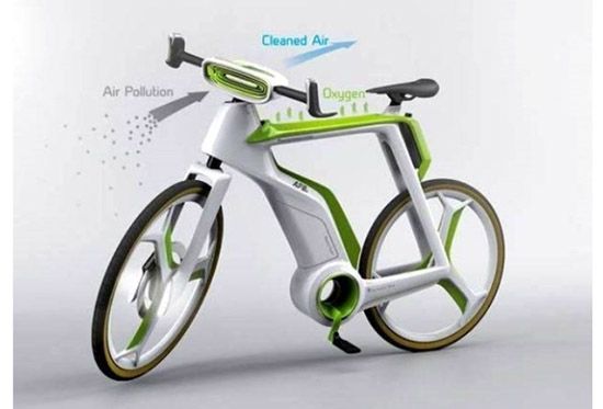 “能光协熏染的自行车”让你骑行中开着空气传染器【科技】风气中国网
