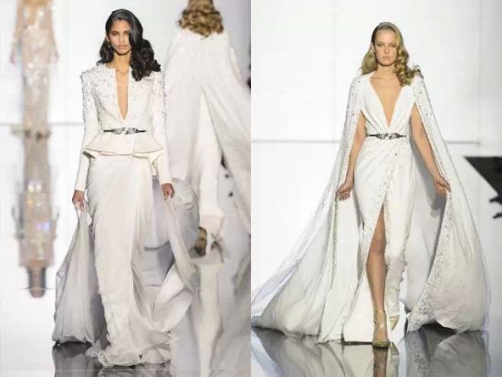  ▲ The high waist skirt design of Zuhair Murad combined with the suit can show your perfect curve