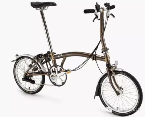 Brompton25周年纪念版折叠单车